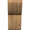 Ekena Millwork Crestline Smooth Corbel, Western Red Cedar, 5 1/2"W x 8"D x 12"H COR06X08X12CRE00SWR - alternate 4